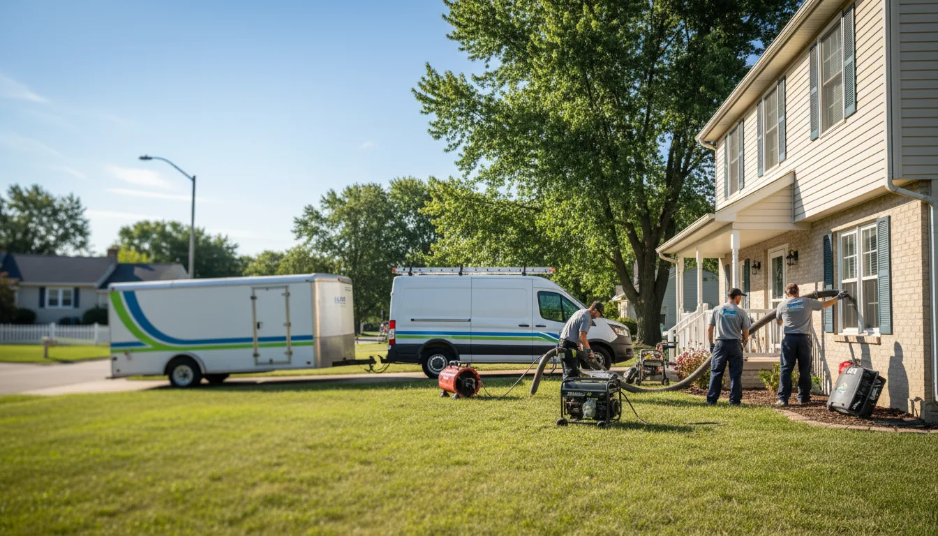 Flooded Basement Restoration And Cleanup With Repair in Middleton, MA near me